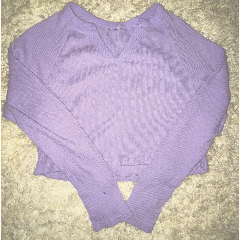 cute purple sweater